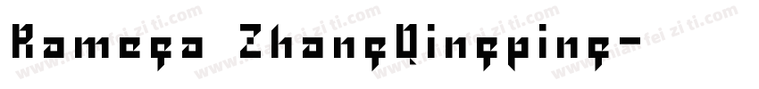 Ramega ZhangQingping字体转换